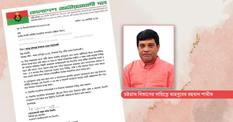 দুর্গাপূজায় অপতৎপরতা রোধে এবার মাঠে থাকবে বিএনপি