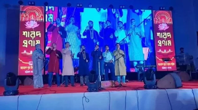 পূজামণ্ডপের অনুষ্ঠানে ‘ইসলামী সংগীত’ : রাতেই মামলা, গ্রেপ্তার ২
