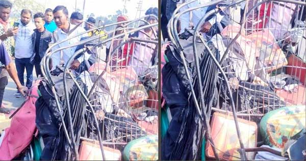 শেরপুরে বাসচাপায় অটোরিকশার ছয় যাত্রী নিহত