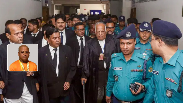 দ্বিতীয় দফায় আবেদন করও জামিন শুনানি হয়নি চিন্ময়ের, পরবর্তী তারিখ ২ জানুয়ারি