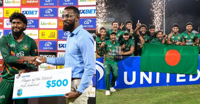 ক্যারিবিয়ান বিশ্বচ্যাম্পিয়নদের মাটিতে টাইগারদের প্রথম হোয়াইটওয়াশের কীর্তি
