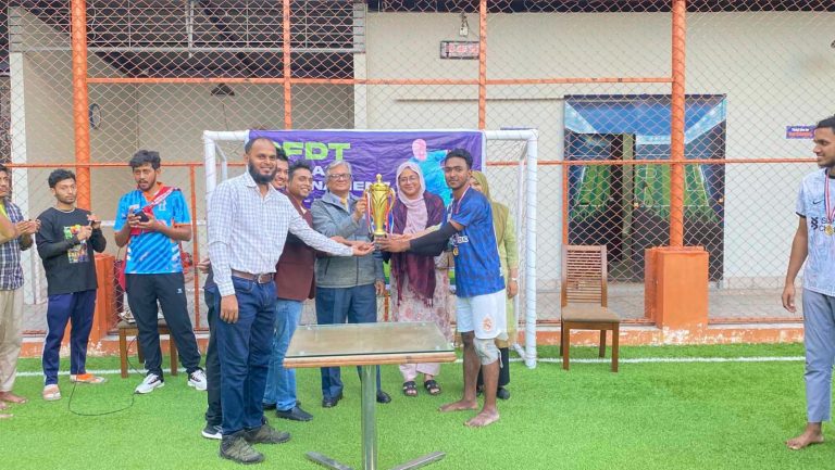 পিসিআইউ ফ্যাশন ডিজাইনিং ডিপার্টমেন্টের আয়োজনে ফুটসাল টুর্নামেন্ট