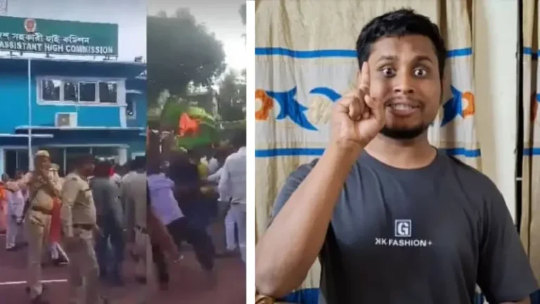 ভারতে বাংলাদেশের হাইকমিশনে হামলার প্রতিবাদে বিক্ষোভের ডাক