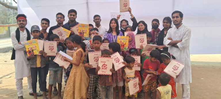 সুবিধাবঞ্চিতদের মাঝে শিক্ষার আলো ছড়াতে ‘খোলা বই পাঠশালা’