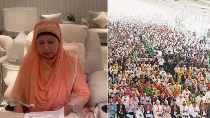 “যুক্তরাজ্যে থাকলেও জনগণের পাশে আছি” — খালেদা জিয়া