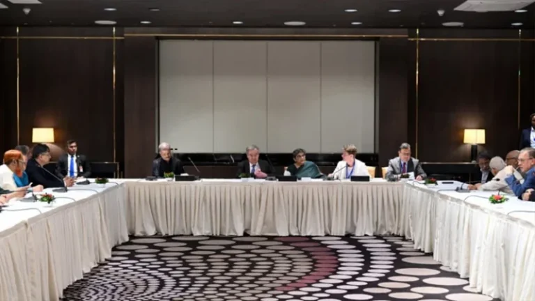 রাজনৈতিক দলগুলোর নেতাদের সঙ্গে বৈঠকে জাতিসংঘ মহাসচিব