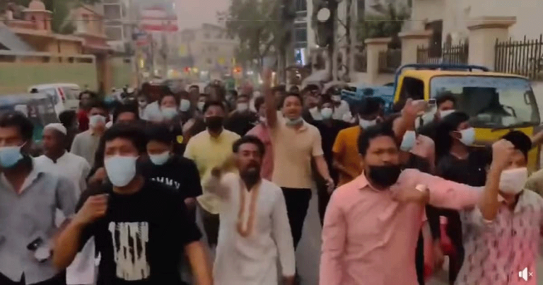 চকবাজার ও চট্টেশ্বরীতে ছাত্রলীগের মিছিল, ৭৬ নেতাকর্মীর বিরুদ্ধে মামলা, গ্রেপ্তার ১০