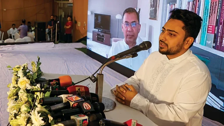 বাংলাদেশে মুজিববাদী রাজনীতির স্থান হবে না: নাহিদ ইসলাম