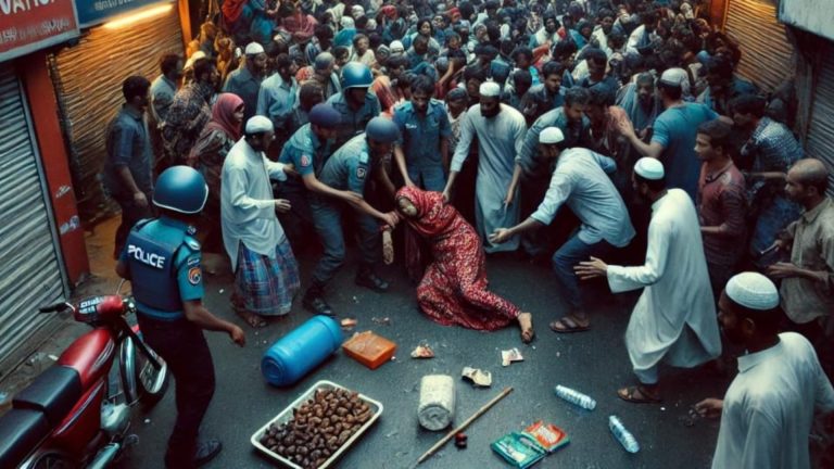 চট্টগ্রামে ইফতার সামগ্রী নিতে গিয়ে পদদলিত হয়ে এক নারীর মৃত্যু