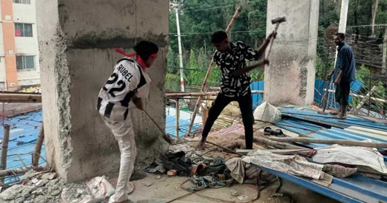 পাহাড় কেটে ভবন নির্মাণ, ভাঙছে সিডিএ