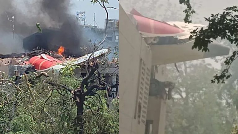 ভারতে ২৪২ আরোহী নিয়ে লন্ডনগামী বিমান বিধ্বস্ত