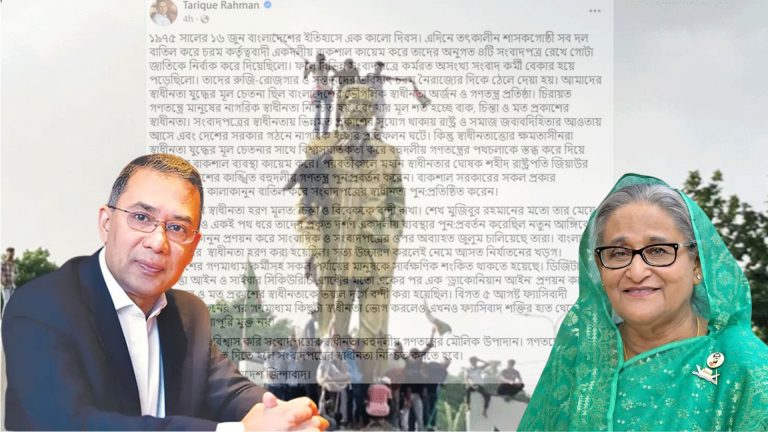 ‘পিতার মতো একদলীয় ব্যবস্থার পুনঃপ্রবর্তন করেছিল শেখ হাসিনা’
