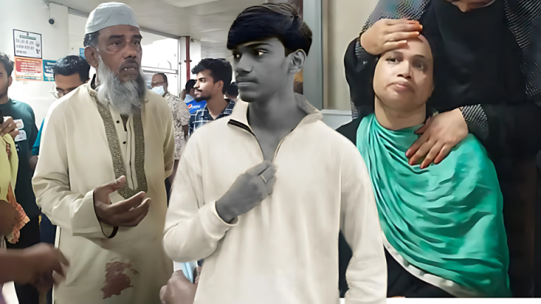 লাশঘরের সামনে মায়ের আর্তনাদ, ছেলের রক্তাক্ত দেহ জড়িয়ে অঝোরে কাঁদলেন বাবা