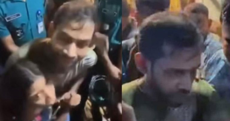 গ্রেপ্তার বাবাকে ধরে কাঁদতে থাকা শিশুকে চড়, তদন্তে পুলিশ