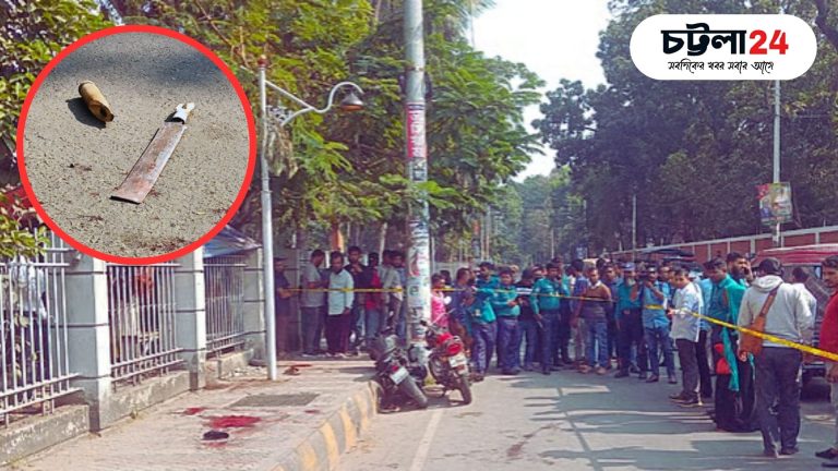 খুলনায় আদালত চত্বরে গুলি ও কুপিয়ে দুই আসামিকে হত্যা
