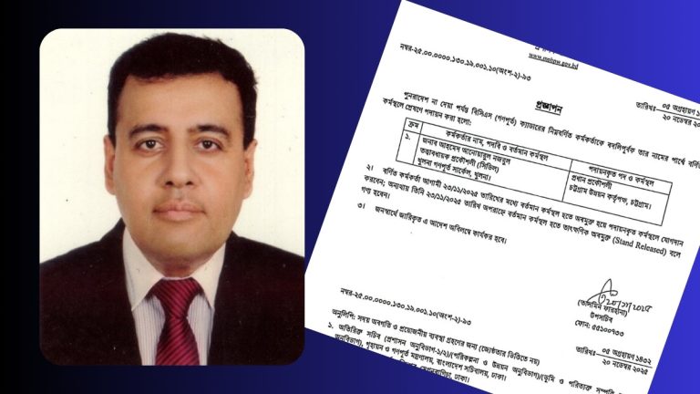 অবশেষে সিডিএ-ই ছাড়তে হলো নির্বাহী প্রকৌশলী কাজী হাসান বিন শামসকে