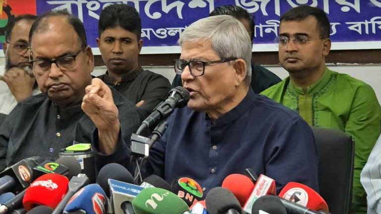 শেখ হাসিনার রায় নিয়ে সারাদেশে আতঙ্ক বিরাজ করছে : ফখরুল