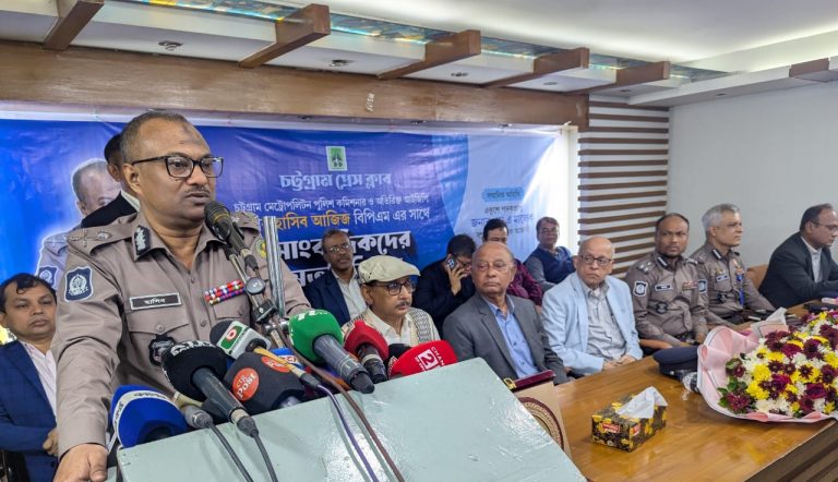 চট্টগ্রামে পুলিশ ছাড়া কোনো বাহিনী থাকতে পারবে না: সিএমপি কমিশনার