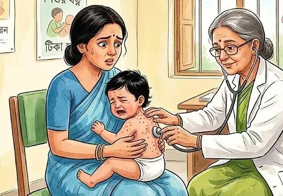 হাম ও হামের উপসর্গে আরও ৯ জনের মৃত্যু