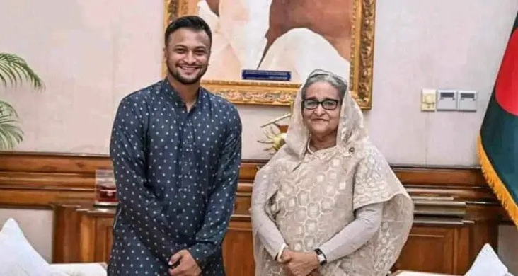 আওয়ামী লীগেই প্রতিজ্ঞাবদ্ধ, পল্টি দেওয়ার অভ্যাস নেই: সাকিব