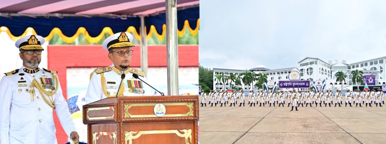 সার্বভৌমত্ব রক্ষার শপথে নৌবাহিনীতে যোগ দিলেন ৬১ নবীন কর্মকর্তা