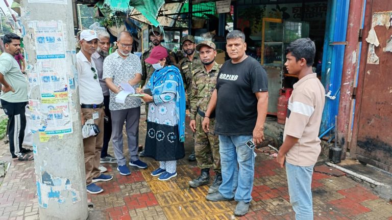 অক্সিজেন মোড়ে অবৈধ স্থাপনার বিরুদ্ধে চসিকের অভিযান, উচ্ছেদ ২০ দোকান