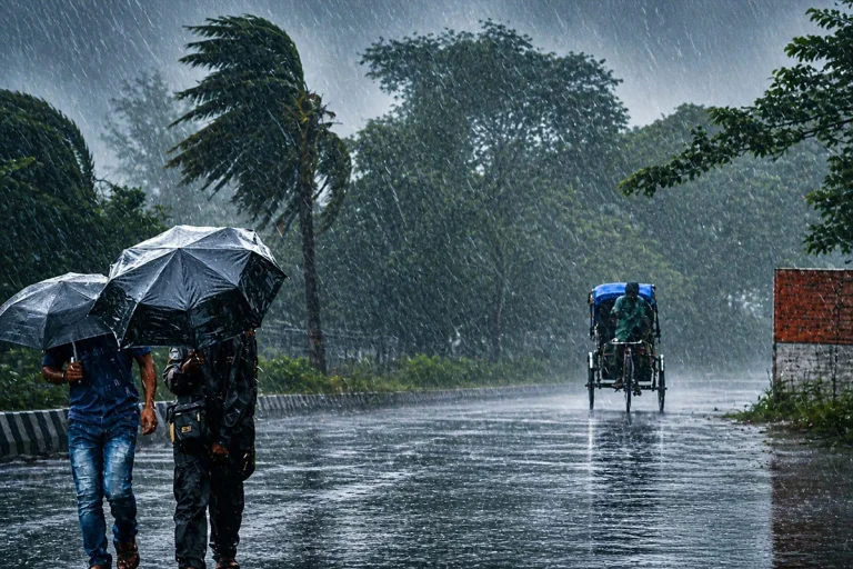 রাতের মধ্যে আট অঞ্চলে ঝড়ো হাওয়ার সতর্কতা, নদীবন্দরে ১ নম্বর সংকেত