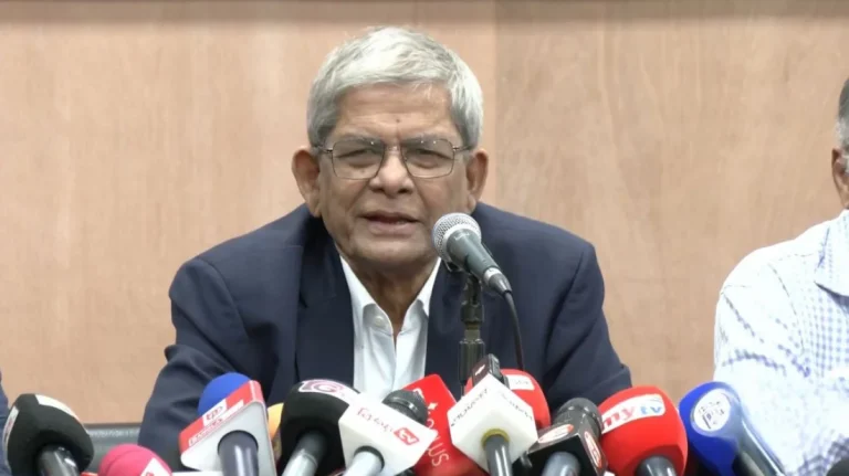 স্থানীয় সরকার নির্বাচনের সময় জানালেন মির্জা ফখরুল
