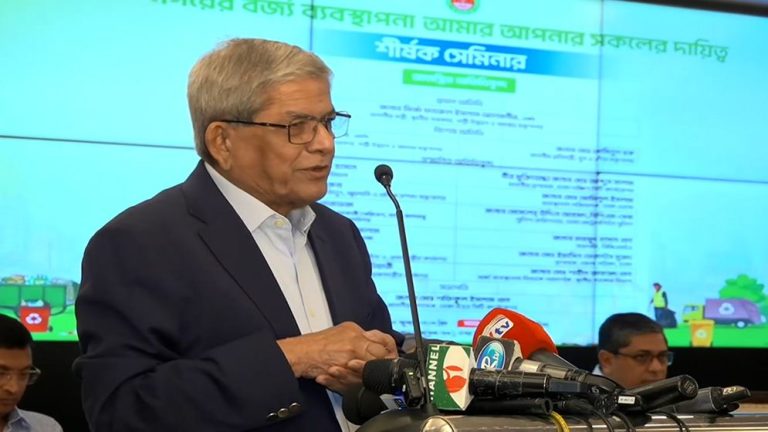 প্রশাসক চাইলেই ঢাকাকে রাতারাতি বদলানো সম্ভব নয়: মির্জা ফখরুল